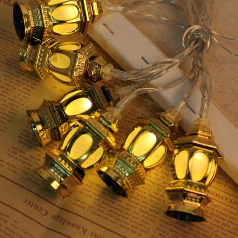 Lampe pour palais stéréo | 1.65m 1.65m, 10 lumières, m, guirlande lumineuse décorative Eid Mubarak, accessoires de décoration pour Ramadan Kareem ► Photo 1/5