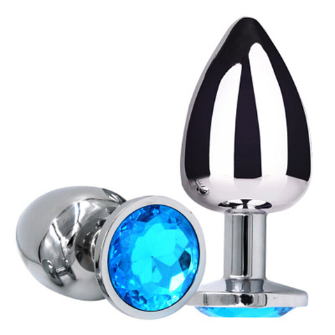 Sexe vibrateur métal Anal jouets pour femmes adultes produits de sexe hommes godemichet Anal en acier inoxydable Plug Anal Sex-toy Anal DildoToys 8 couleurs ► Photo 1/6