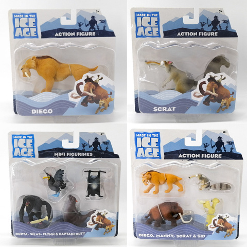 Dessins animés figurines Collections film poupées modèle Animal jouet âges de glace figurines d'action enfants cadeau BuzDevri Diego Manny Silas ► Photo 1/6