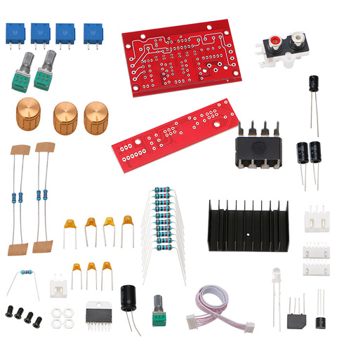 TDA7377 amplificateur de puissance 2.1 kit de bricolage 3 canaux son Audio carte d'ampli 12-18V cc ► Photo 1/6