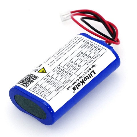 LiitoKala – batterie lithium Rechargeable 7.2 V / 7.4 V / 8.4 V, 18650 mA, pack de batteries, carte de protection des haut-parleurs, mégaphone ► Photo 1/4