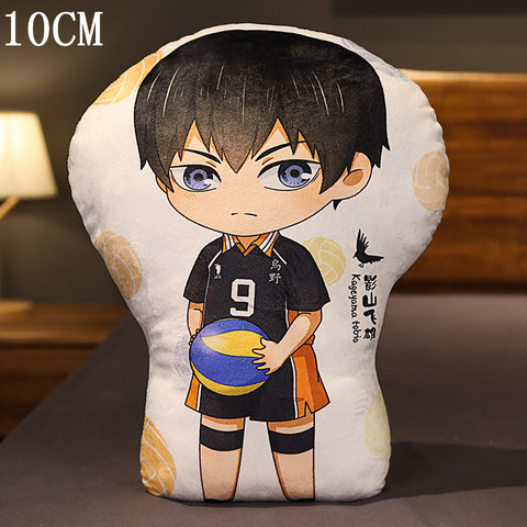 Porte-clés en peluche Haikyuu Hinata Shoyo Tobio okawa Tooru, personnage de dessin animé, jouet en peluche, décoration, cadeaux Cosplay, 10cm, nouveau ► Photo 1/6