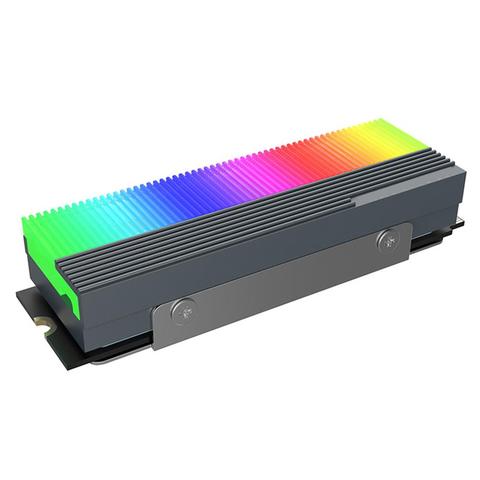 Dissipateur de chaleur RGB, disque dur SSD M2, CM-M73S M.2, ARGB SYNC gilet ► Photo 1/6