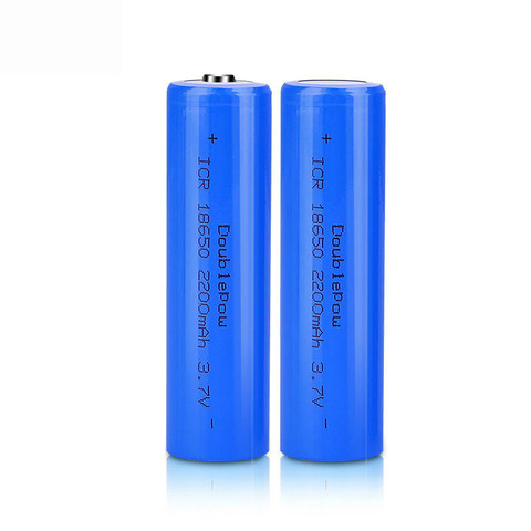 6 batteries 18650, rechargeables, Li-ion, 3.7V, 2600mAh, pour ESCAM QF280 ► Photo 1/3