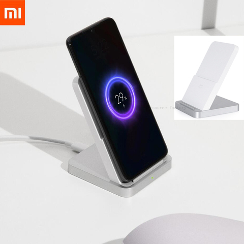 Xiaomi – chargeur sans fil Vertical refroidi à l'air, 30W Max, 19V, 1,6 a, pour iPhone XS, XR, XS, Mi9, MiX 2S, Mix 3, Qi, EPP10W, Original ► Photo 1/6