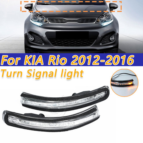Pour KIA Rio MK3 2012-2016 87624-1W000 voiture rétroviseur clignotant LED miroir indicateur lampe clignotant lumière gauche ► Photo 1/6