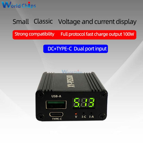 PDS100 USB type-c QC4.0 QC3.0 100W, Module de charge, QC2 QC3 FCP PPS LVDC PE1.1 PE2.1 PD, chargeur rapide pour Huawei et Xiaomi ► Photo 1/6