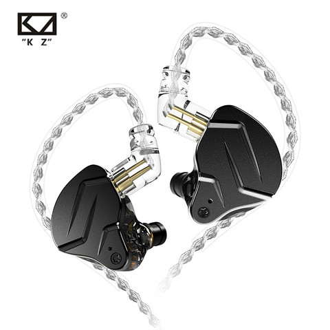 KZ ZSN Pro X 1BA + 1DD technologie hybride métal dans l'oreille écouteurs HIFI basse écouteurs moniteur écouteur Sport bruit suppression casque ► Photo 1/6