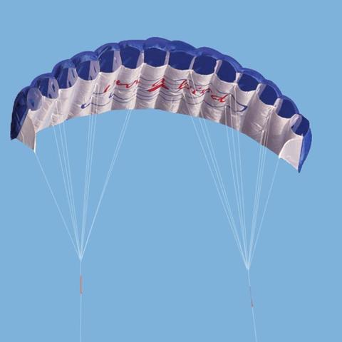 Arc-en-ciel parachute en plein air amusement double ligne cascadeur Parafoil sport plage cerf-volant enfant drôle jouet choc éducation jouets parachutisme jouet ► Photo 1/6