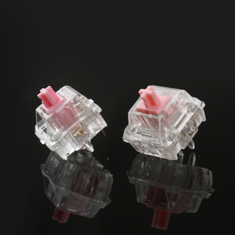 Gateron Rosélios / Sakurios commutateurs linéaires silencieux MX 5 broches pour clavier mécanique ► Photo 1/5