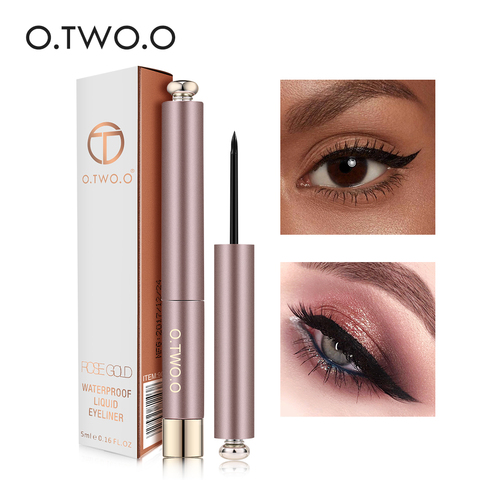 O.TWO.O liquide Eye Liner imperméable Ultra Fine brosse tête longue durée séchage rapide naturel Eyeliner cosmétiques ► Photo 1/6