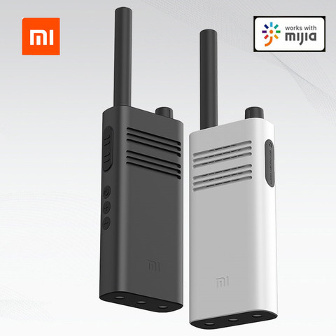 Xiaomi Mijia – walkie-talkie Lite, interphone 5Km, Mini Radio portable d'extérieur, avec application mi home, nouveau, 2022 ► Photo 1/6