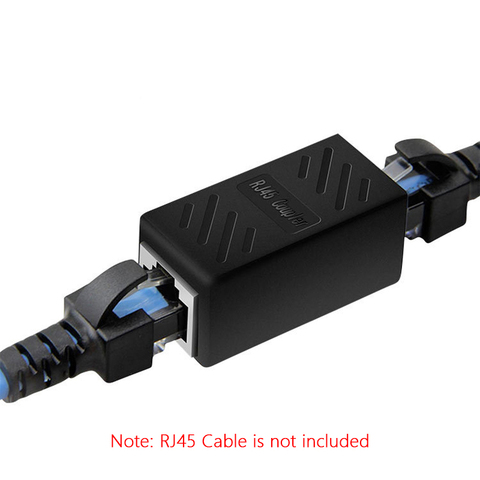 Coupleur RJ45 1 pièce | Raccord de câble ethernet, connecteur LAN en ligne Cat7/Cat6/Cat5e, adaptateur prolongateur de câble Ethernet femelle à femelle ► Photo 1/6