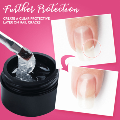 2022 Gel de réparation des ongles fissurés Gel de protection des ongles en fibre de verre ► Photo 1/5