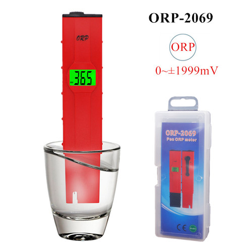 Testeur ORP pour générateur d'hydrogène avec rétro-éclairage 0 ~ ± 1999mV, ORP-2069 de réduction sur la quantité d'eau dans la piscine, 40% ► Photo 1/6