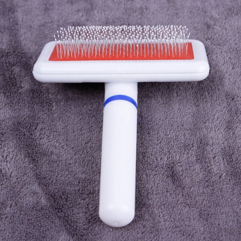 Chien brosse chien peigne pour chat grattoir chiot chat liseuse Gilling brosse rapide propre toilettage outil produit pour animaux de compagnie livraison directe ► Photo 1/1