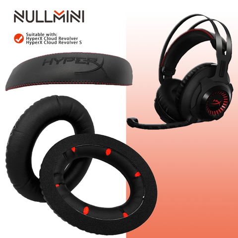 Null mini – oreillettes de remplacement, bandeau pour HyperX Cloud Revolver S, écouteurs à manches en cuir ► Photo 1/6
