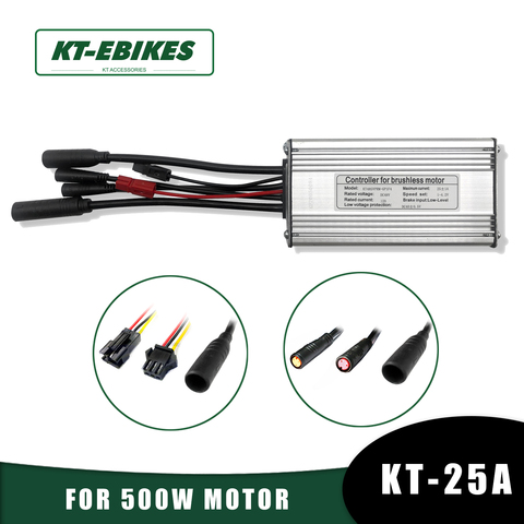KT Ebike contrôleur 48V 25A 500W 750W étanche sans brosse lumière ebike Kunteng kt LCD contrôleur pour Kit de vélo de vélo électrique ► Photo 1/6