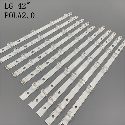 Bande de rétro-éclairage LED, 9 lampes, pour LG INNOTEK POLA2.0 Pola 2.0 42 TV 42LN5300 42LN5300 42LN5750 ► Photo 1/5