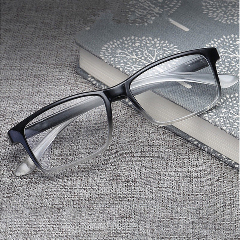 Zerosun Glass Reading Glasses Men Women HD Crystal Lens Anti Scratch Diopter Eyewear +100 150 200 250 300 350 ► Photo 1/6