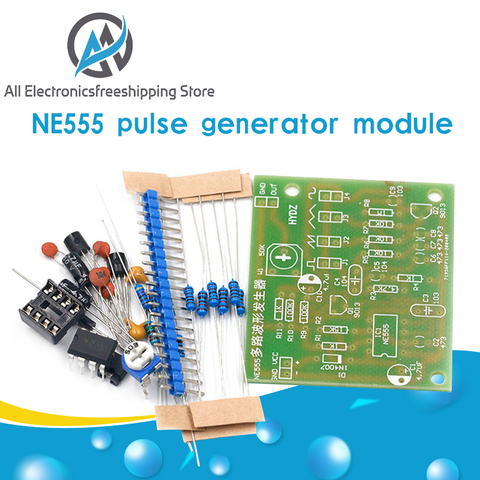 DC6-12V NE555 Générateur D'impulsions Module Sinus/Triangle/Carré Vague générateur de Forme D'onde Générateur de Signaux Kit DE BRICOLAGE ► Photo 1/6