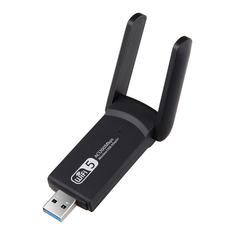 Adaptateur wi-fi 802.11AC, 5/3.0 ghz, 1200/1900M USB 2.4, carte réseau RTL, Ethernet Gigabit, pour ordinateur portable windows 10 ► Photo 1/6