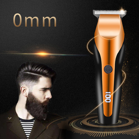 Tondeuse professionnelle pour coiffeur électrique 100-240V, outil pour couper la barbe et raser les cheveux à 0 mm avec écran LCD ► Photo 1/6