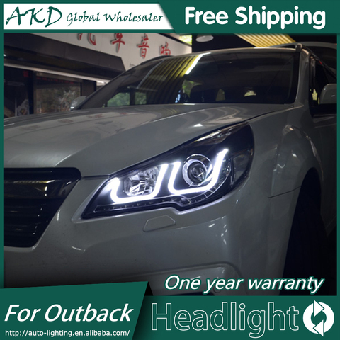 AKD voiture style pour Subaru Outback phares 2010-2015 nouvel héritage phare LED LED DRL Bi xénon lentille feux de croisement Parking ► Photo 1/6