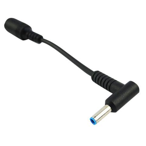 Nouveau chargeur de courant continu convertisseur adaptateur câble ligne cordon 7.4mm à 4.5mm remplacement pour HP bleu conseils ► Photo 1/1