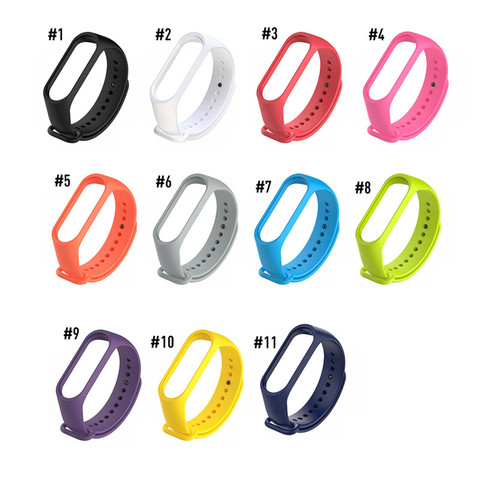 5 pcs Film TPU + TPE Bracelet intelligent pour Xiaomi Mi Band 4 Sport bracelet montre Bracelet pour xiaomi mi band 4 bracelet ► Photo 1/6