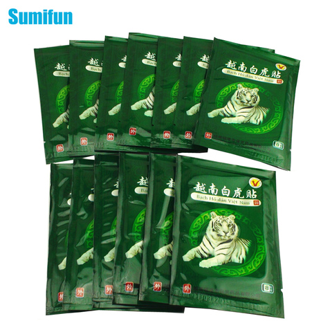 Sumifun – baume du tigre blanc vietnamien, 16 pièces, Patch pour douleurs musculaires, épaules, cou, arthrite, plâtre médical chinois à base de plantes, C068 ► Photo 1/6