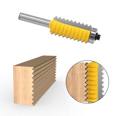 Mèche de toupie pour le travail du bois, 8mm, tige, Joint de doigt, colle, fraise pour bois, Tenon, cône de tenning, menuiserie ► Photo 1/6