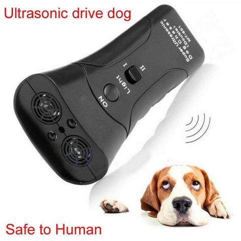 Répulsif 3 en 1 Anti-aboiement pour chien, appareil d'entraînement, LED ultrasonique, sans batterie ► Photo 1/6