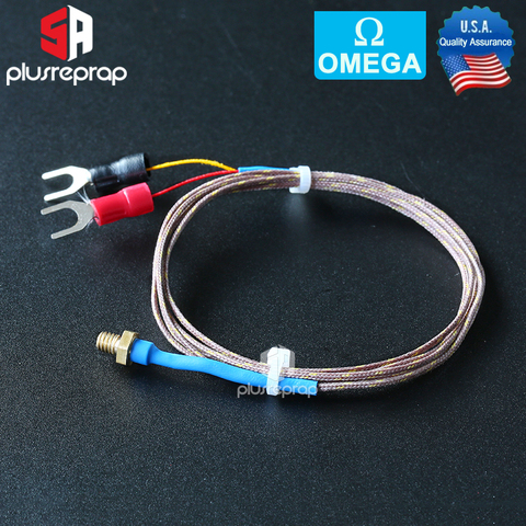 Vis M3 OMEGA verre tresse isolé type K fil de thermocouple capteur de température en fibre de verre GG-K-30-SLE pièces d'imprimante 3D ► Photo 1/6