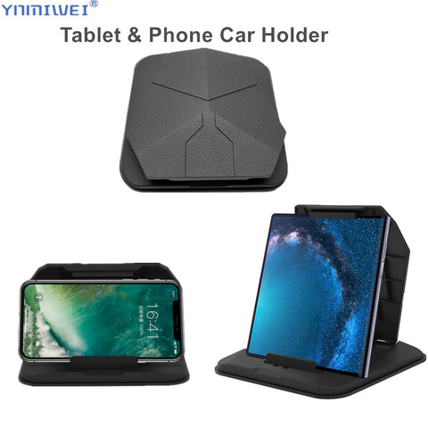 Support pour voiture téléphone sur tableau de bord 4.0 à 8 pouces supports de tablette de téléphone dans la voiture pour iPhone XR XS MAX iPad Mini GPS voiture support pour téléphone ► Photo 1/6