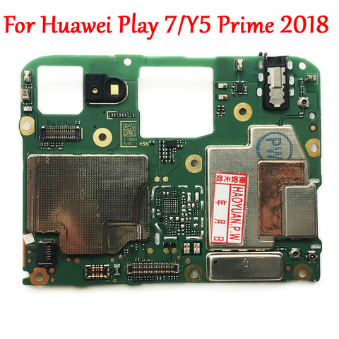 Carte mère originale débloquée pour Huawei Honor Play 7/Y5 Prime 2022, testée, Circuit électronique, puces ► Photo 1/3