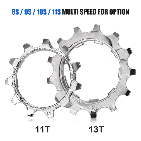 Pignon de Cassette pour vélo de route et vtt, 1 pièce, 8, 9, 10, 11 vitesses, 11T, 13T, accessoires pour Shimano SRAM ► Photo 1/6