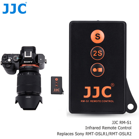 JJC RMT-DSLR1 RMT-DSLR2 IR télécommande sans fil contrôleur d'enregistrement vidéo pour SONY A7SIII A7III A7RIII IV A6400 A7R A7II A99 ► Photo 1/6