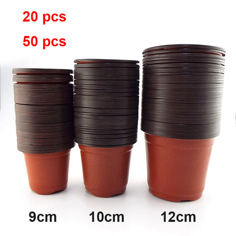 Plateau résistant à la chute de boîte de culture en plastique de 20 pièces/50pcs pour des Pots de fleur de greffe de pépinière de Pot de plante de jardin à la maison ► Photo 1/6