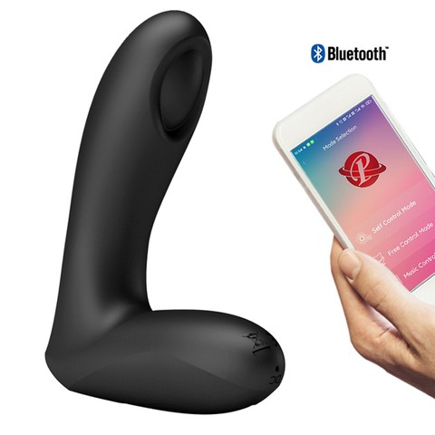 APP Control Silicone Male Prostate Massager Anal Pulsing Plug Vibrating Anal Butt Plug Sex Toys For Men ► Photo 1/6