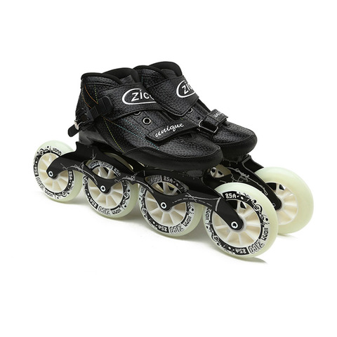 JK – patins à roulettes en ligne ZICO Speed, chaussures de course professionnelles unisexes, en Fiber de carbone, pour enfants et adultes, originales ► Photo 1/6