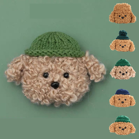 Étui en peluche ours en peluche pour Apple Airpods 1 2 étui de Charge pour écouteurs Bluetooth étuis de protection accessoires pour la peau étui pour écouteurs ► Photo 1/6