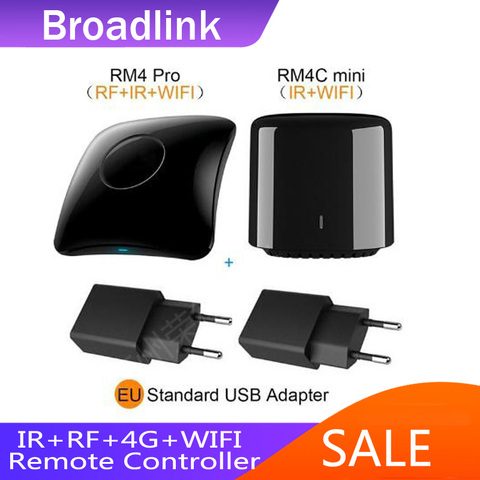 Broadlink – télécommande RM4 Pro Bestcon RM4C Mini universelle IR Rf, compatible avec Alexa Google assistant pour Ac, nouveauté 2022 ► Photo 1/6