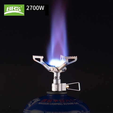 BRS Camping En Plein Air Titane Cuisinière À Gaz Léger Portable Pliable Randonnée Butane Propane MINI Camp Poêle Brûleur brs-3000t ► Photo 1/6