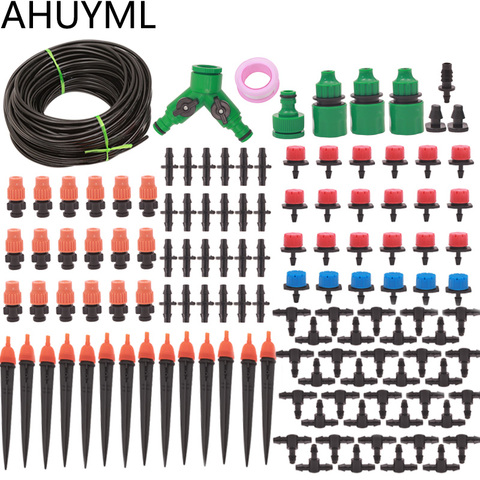 Micro système d'irrigation automatique bricolage | 30M 50M, kit d'irrigation de jardin en Spray automatique avec Dripper réglable ► Photo 1/6