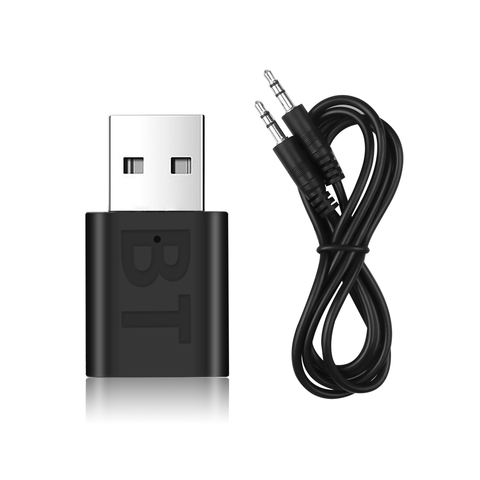 Adaptateur de récepteur Audio stéréo sans fil USB, Bluetooth 3.5 AUX, pour autoradio 5.0mm, musique stéréo, pour PC MP3 ► Photo 1/6