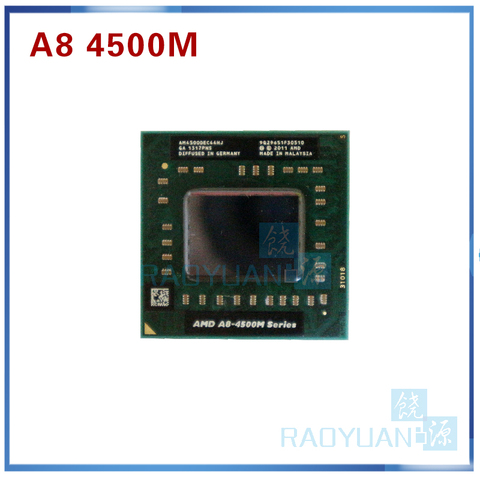 AMD – CPU A8-Series A8 4500M pour ordinateur portable, processeur 1.9G, prise FS1(FS1R2) Quad Core, vente A8-4500M, A8 3520M ► Photo 1/1