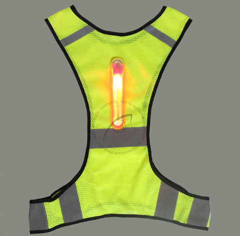 Gilet de sécurité réfléchissant pour Moto, veste de Sport de sécurité LED, réfléchissant pour Moto ► Photo 1/6