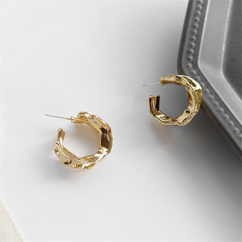 Boucles d'oreilles géométriques pour femmes, à la mode, bijoux à caractère, de niveau élevé, vente en gros ► Photo 1/6