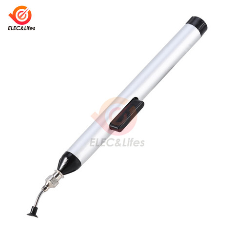 Stylo de succion IC, stylo d'aspiration sous vide, dissolvant, pompe à ventouse IC, pince SMD, outil de ramassage, soudure, dessoudage avec 3 têtes d'aspiration ► Photo 1/6